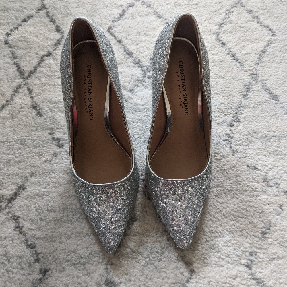 Christian Siriano Glitter Heels